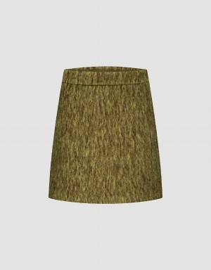 Jupes Urban Revivo Mini A-Line Femme Vert | ALT3081XQ