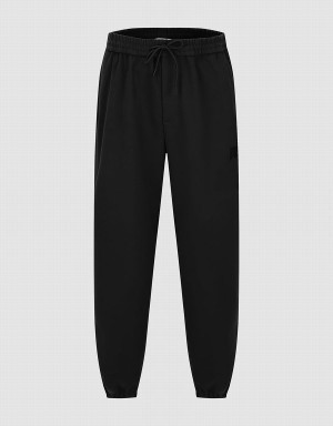 Pantalon Urban Revivo Drawstring Taille Jogger Homme Noir | FRR3534CK