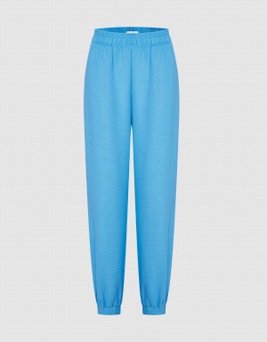 Pantalon Urban Revivo Elastic Taille Joggers Femme Bleu | TGU3227GY