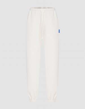Pantalon Urban Revivo Elastic Taille Jogger Femme Beige | OJW10038VR