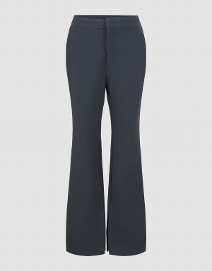 Pantalon Urban Revivo Flare Femme Grise Foncé | VBO8026ZN
