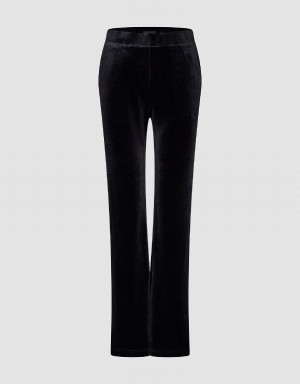 Pantalon Urban Revivo Mince Droit Femme Noir | KKO7423CU