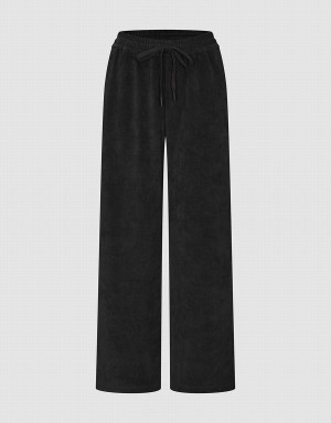 Pantalon Urban Revivo Tricoté Droit Femme Kaki | RWQ3723HO