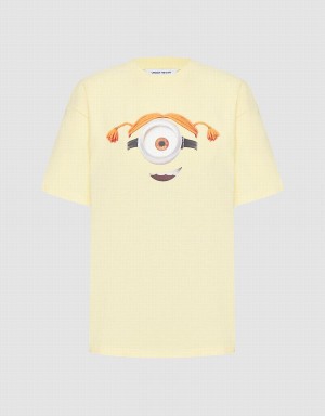 T Shirts Urban Revivo Minions Femme Jaune | PPB8561DY
