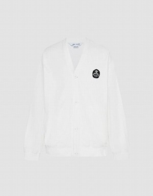 Vestes Urban Revivo Kimono Lapel Loose Homme Blanche | FMN91DV