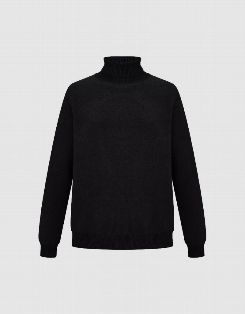 Cardigan Urban Revivo Stand Collar Tricoté Homme Grise Foncé | ELK1288RM