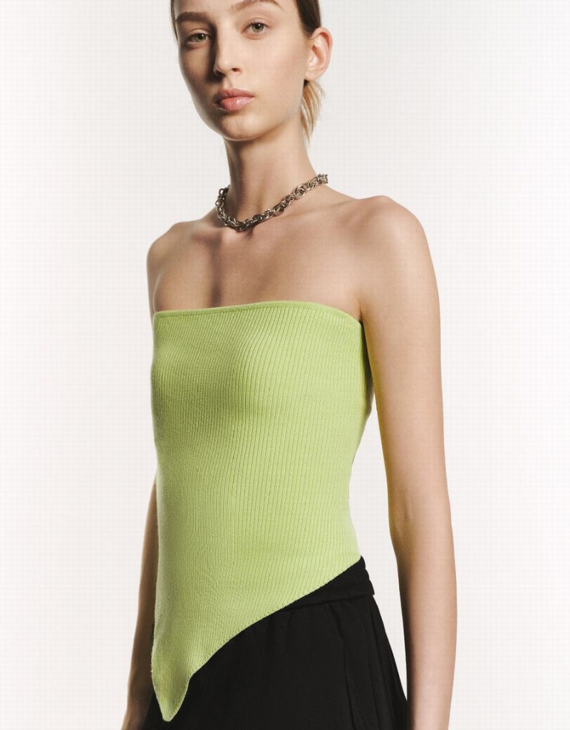 Cardigan Urban Revivo Tricoté Top Femme Vert | HRN676HV