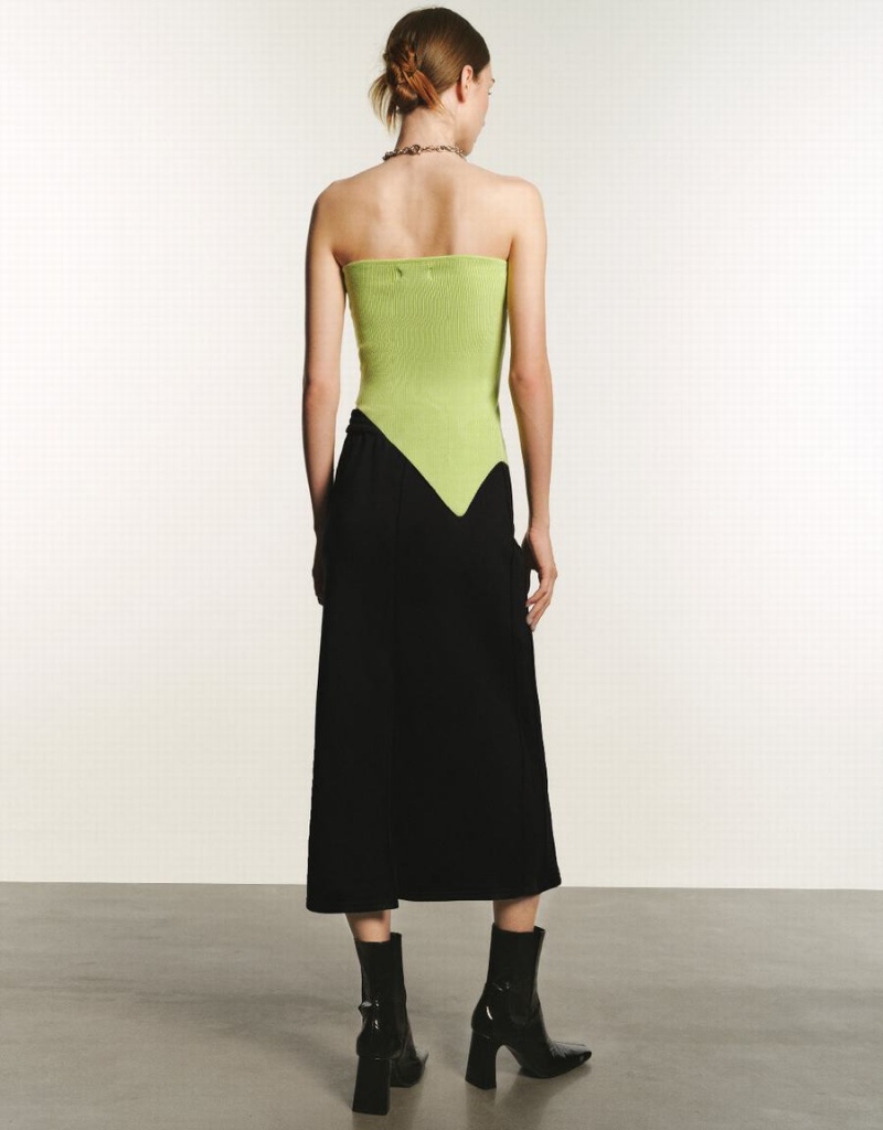 Cardigan Urban Revivo Tricoté Top Femme Vert | HRN676HV