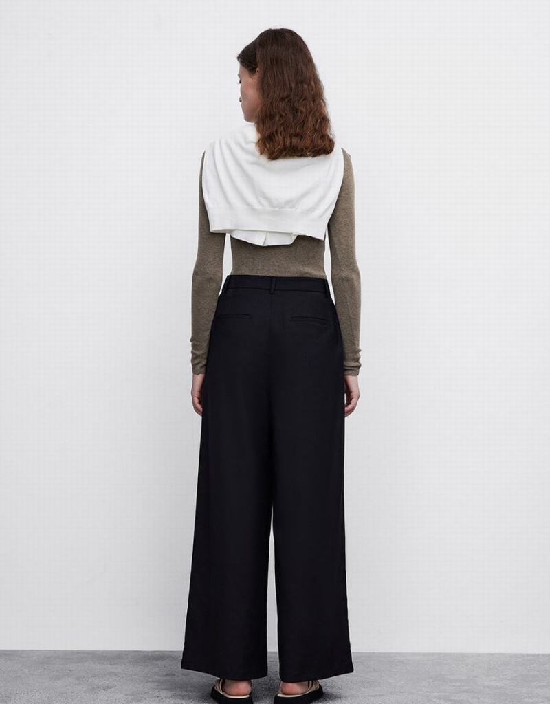Cardigan Urban Revivo Turtle Neck Mince Tricoté Femme Kaki | MPN7067SB