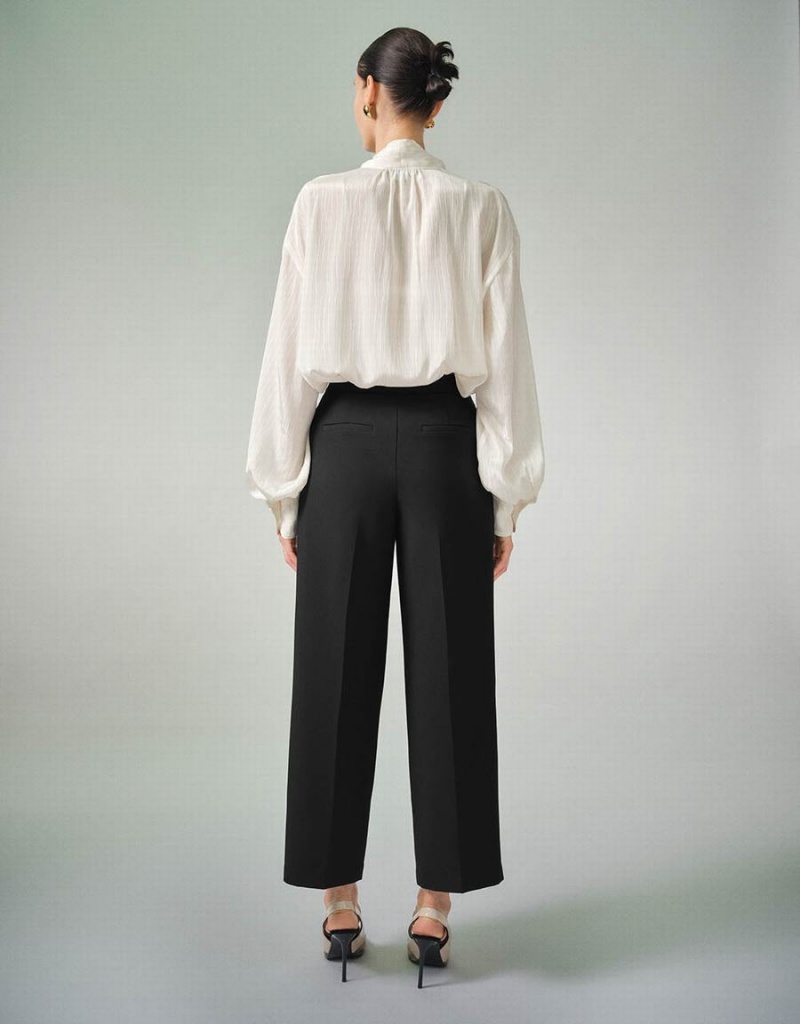 Chemisier Urban Revivo Bow Neck Overhead With Tie Femme Blanche | HIA9635UU