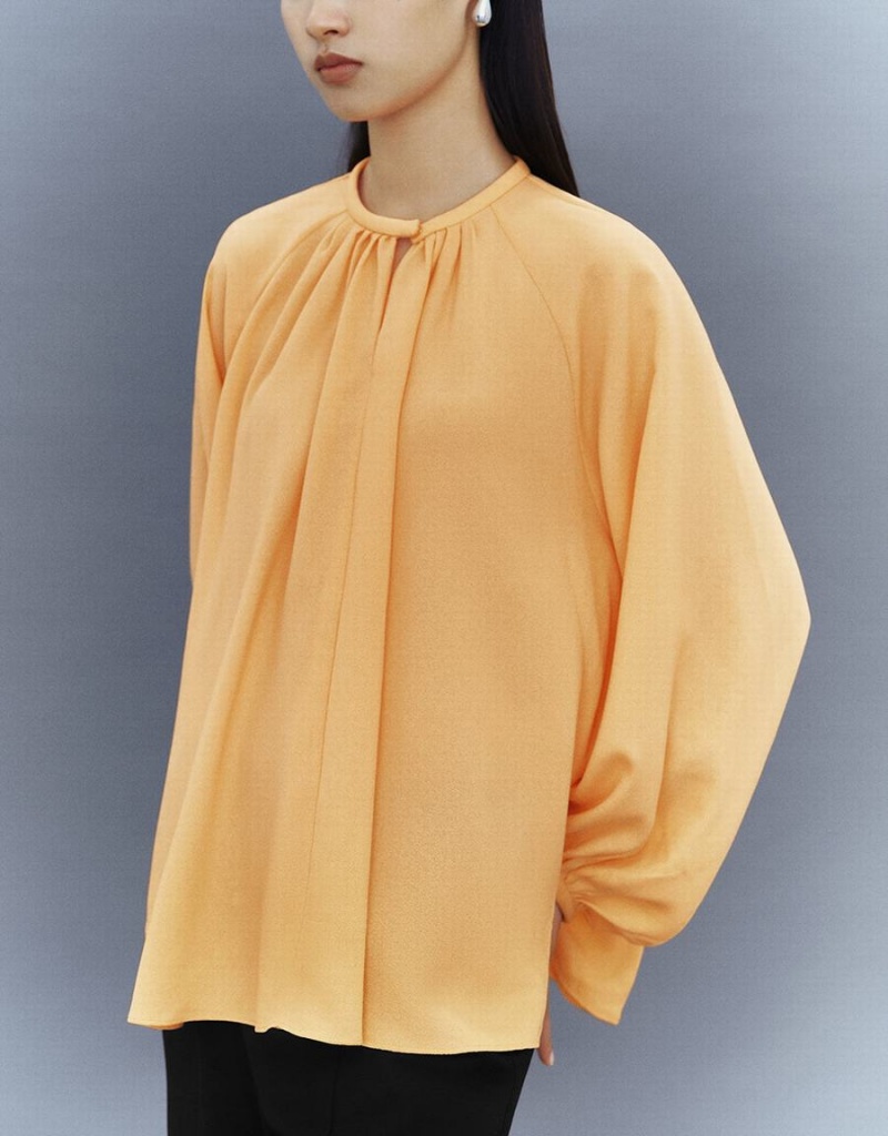 Chemisier Urban Revivo Raglan Sleeve Crew Neck Overhead Femme Orange | COA666AP