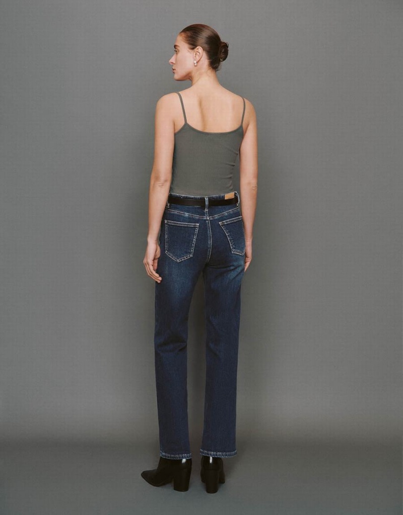 Debardeur Urban Revivo Basic V-Neck Tricoté Cami Femme Kaki | XYD917DX