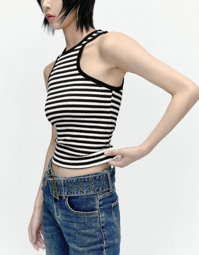Debardeur Urban Revivo Crew Neck Femme Grise | CQW3776ON