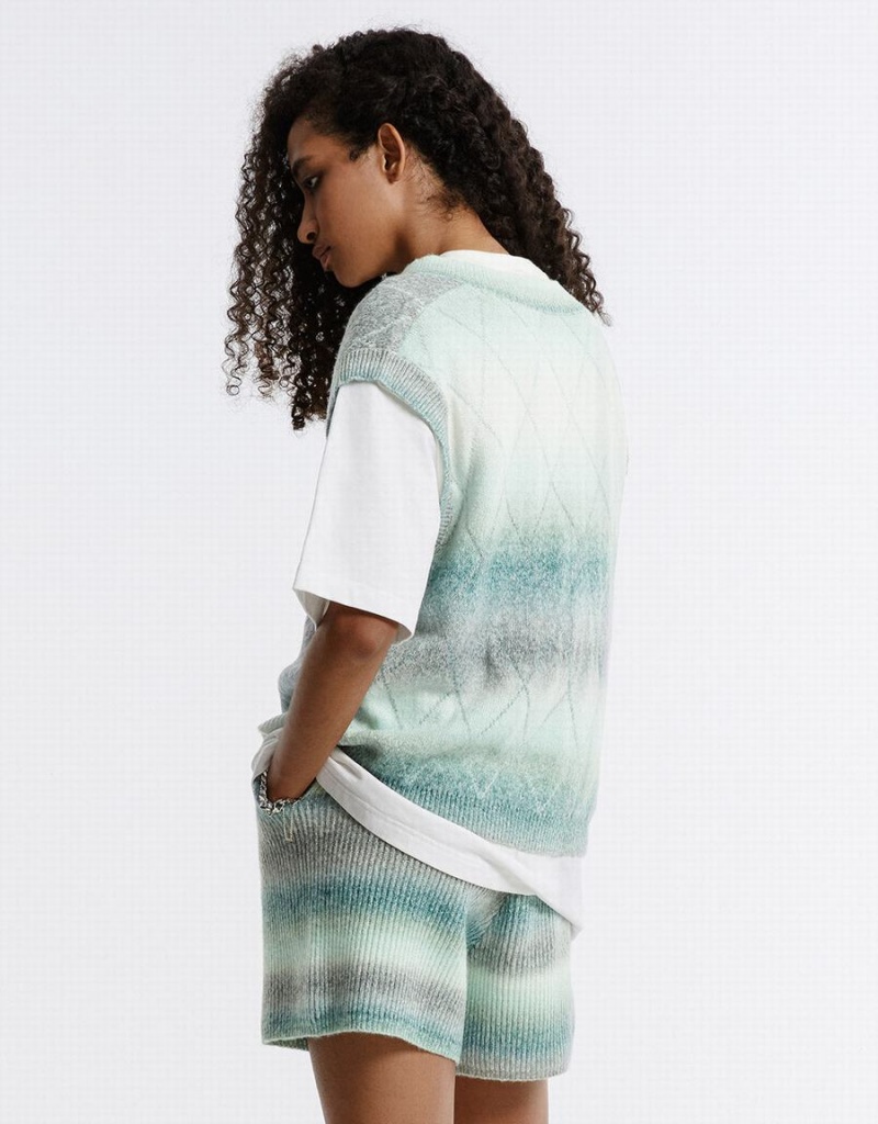 Debardeur Urban Revivo Ombre Femme Bleu Multicolore | TMW198MF