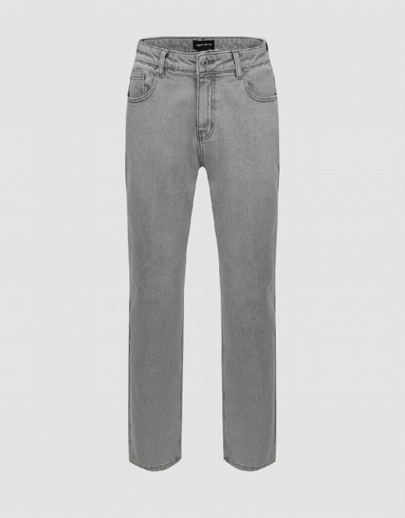 Jean Urban Revivo Droit Homme Grise | ZLF8260GK