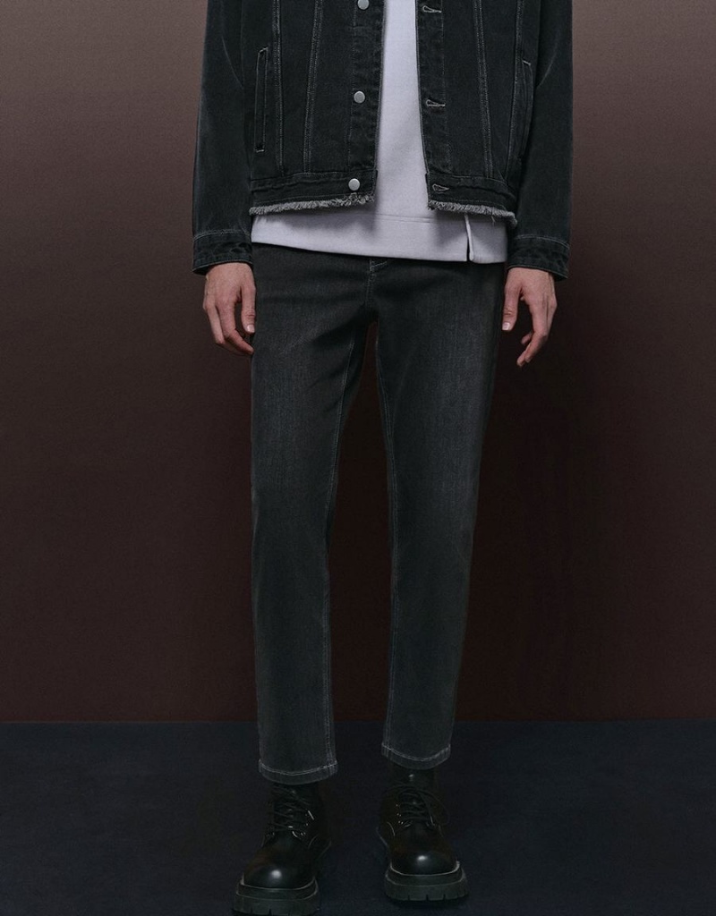 Jean Urban Revivo Droit Homme Noir | OXH162ES