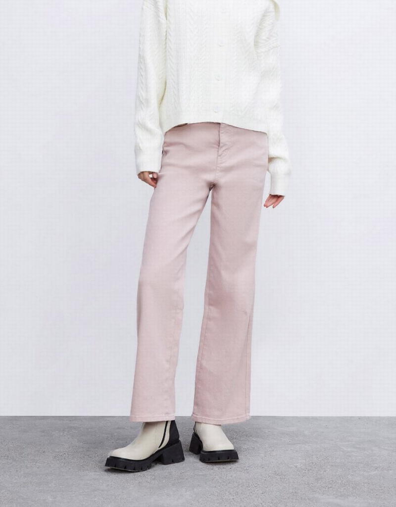 Jean Urban Revivo Droit Leg Femme Rose | KBK4246VD