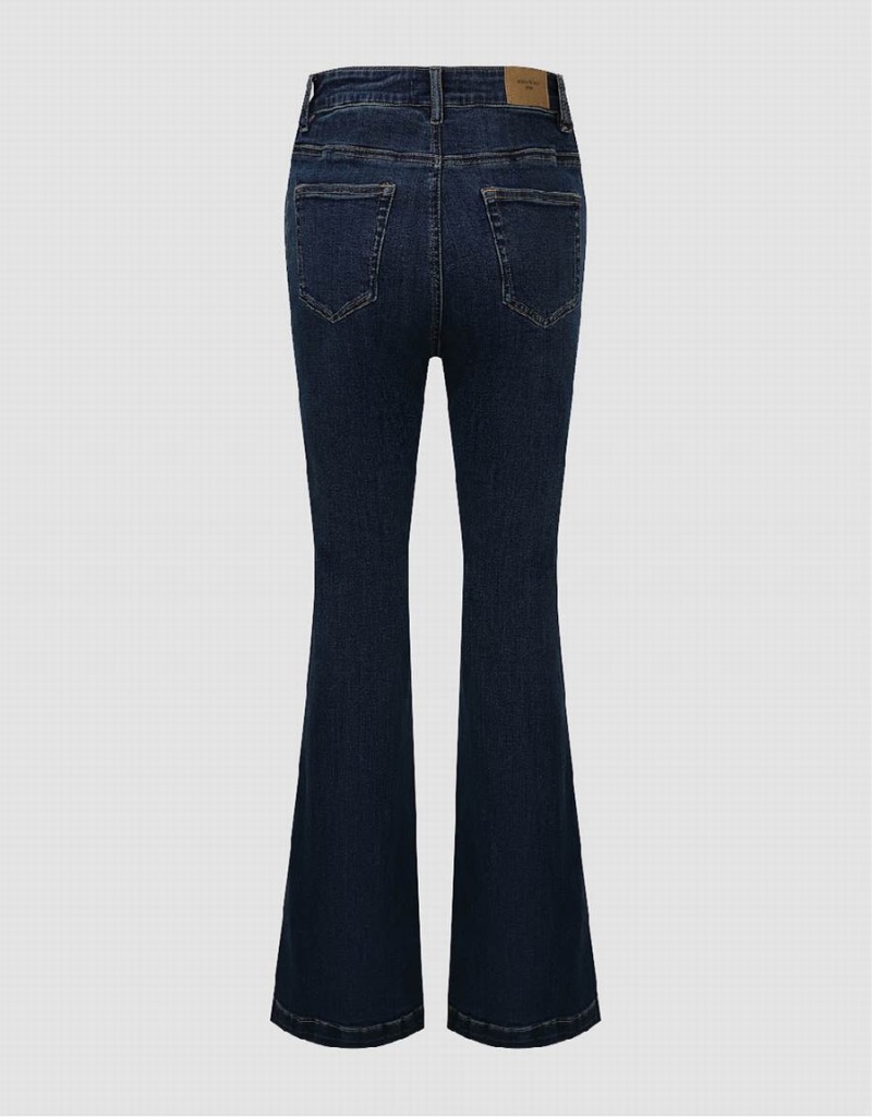 Jean Urban Revivo Flare Femme Bleu | WCE7842XJ