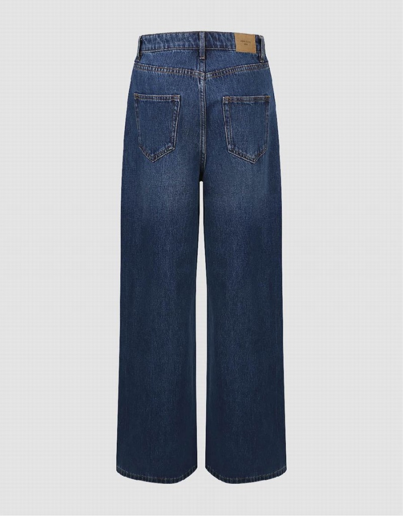 Jean Urban Revivo Larges-Leg Femme Bleu | EKJ1924NX