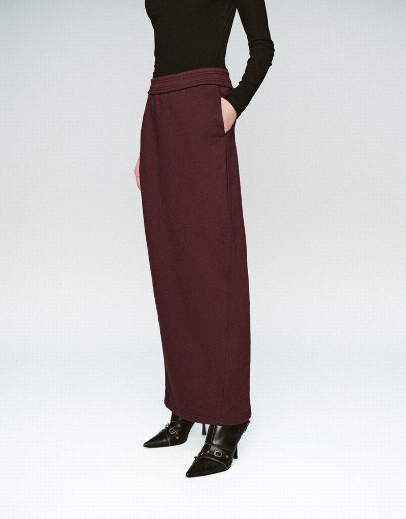 Jupes Urban Revivo Midi Fishtail Femme Violette | FDT4755IX