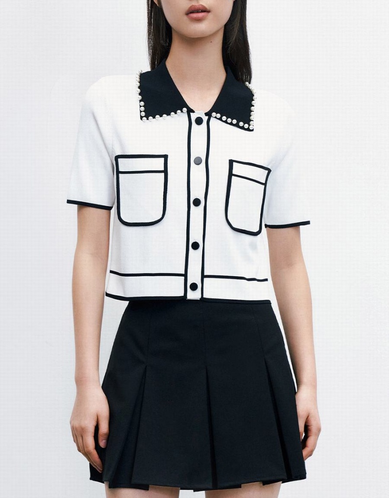 Jupes Urban Revivo Plissé With Snaffle Detail Femme Noir | HUZ3210HY