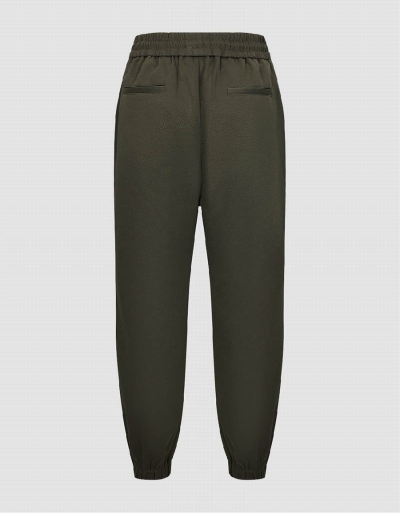 Pantalon Urban Revivo Drawstring Taille Jogger Homme Vert | BBL7138UH