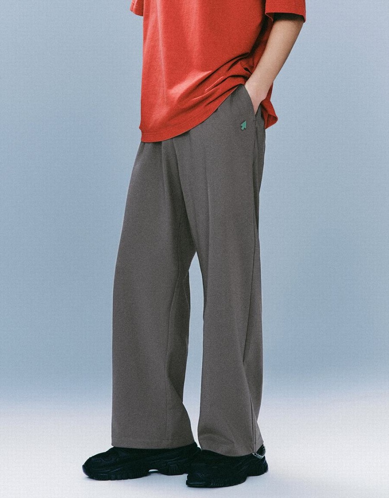 Pantalon Urban Revivo Drawstring Taille Larges-Leg Loose Homme Grise | VRY6291OG