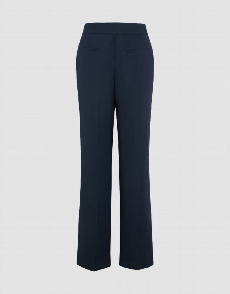 Pantalon Urban Revivo Droit Femme Bleu | UDJ9822DL