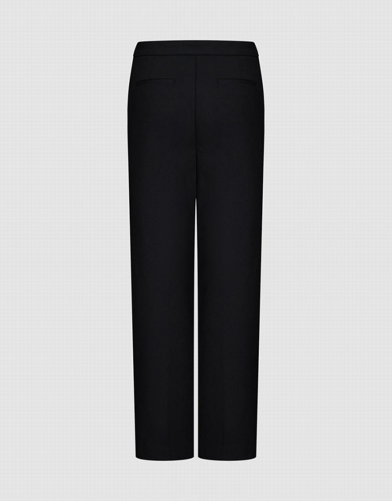 Pantalon Urban Revivo Droit Femme Noir | RAO2955EO