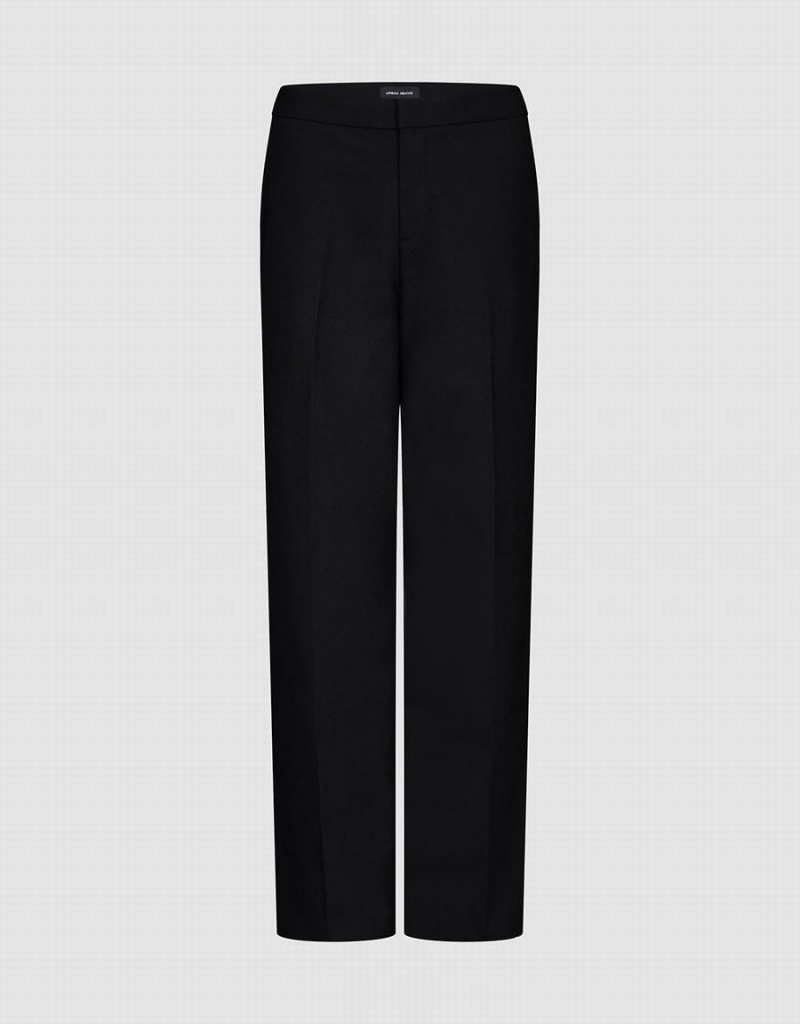 Pantalon Urban Revivo Droit Femme Noir | RAO2955EO