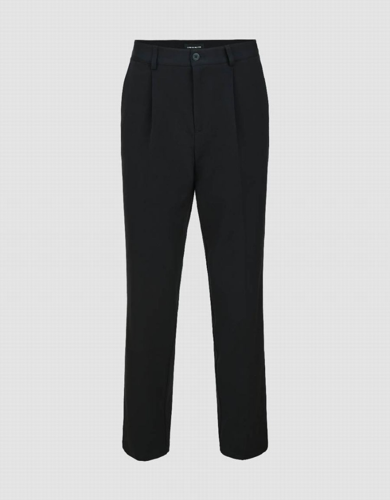 Pantalon Urban Revivo Droit Homme Noir | BMX9746CI