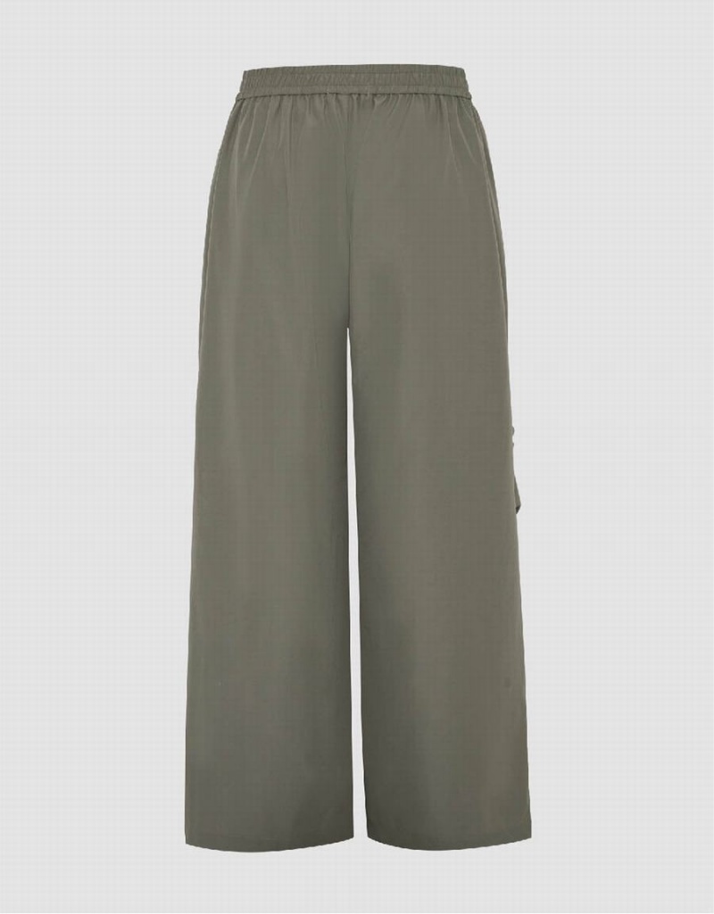 Pantalon Urban Revivo Elastic Taille Jogger Femme Vert | LLD5772WW