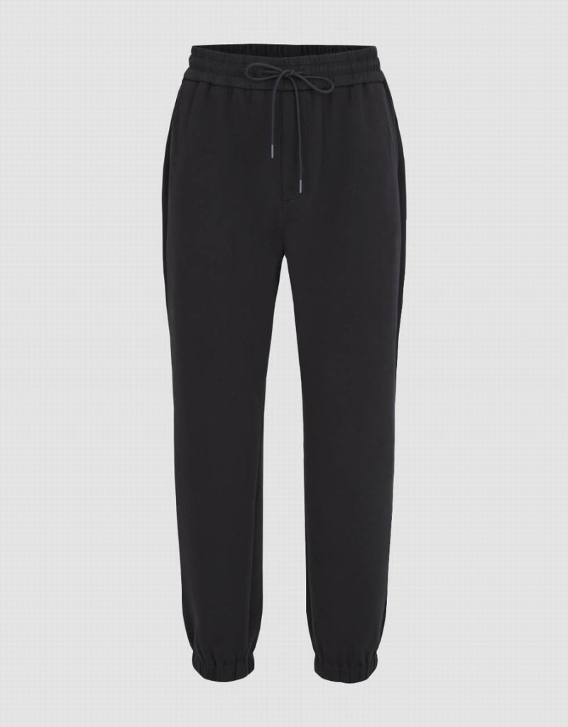 Pantalon Urban Revivo Elastic Taille Jogger Homme Noir | WWZ6950HS