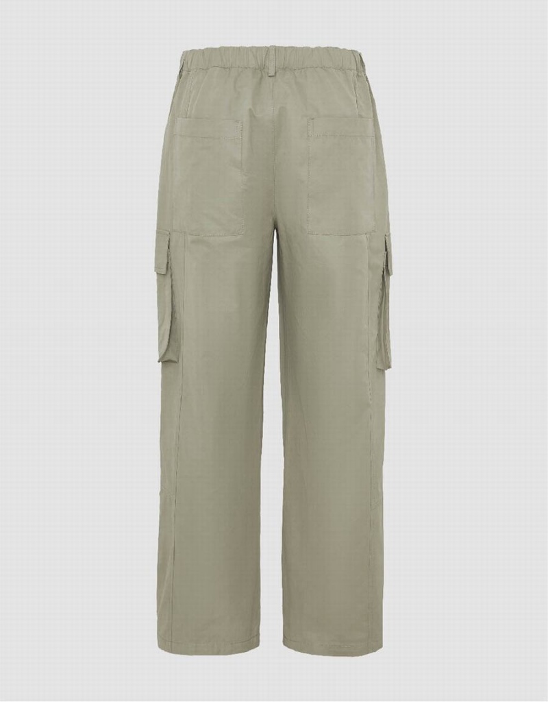Pantalon Urban Revivo Elastic Taille Larges-Leg Homme Vert | MMG5959IQ
