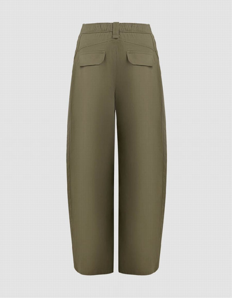 Pantalon Urban Revivo Loose Carrot Fit Femme Vert | XDD3620FR