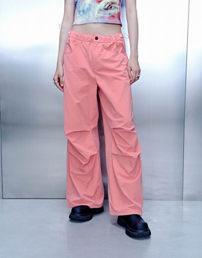 Pantalon Urban Revivo Loose Jogger Femme Rose | RHW1410FW