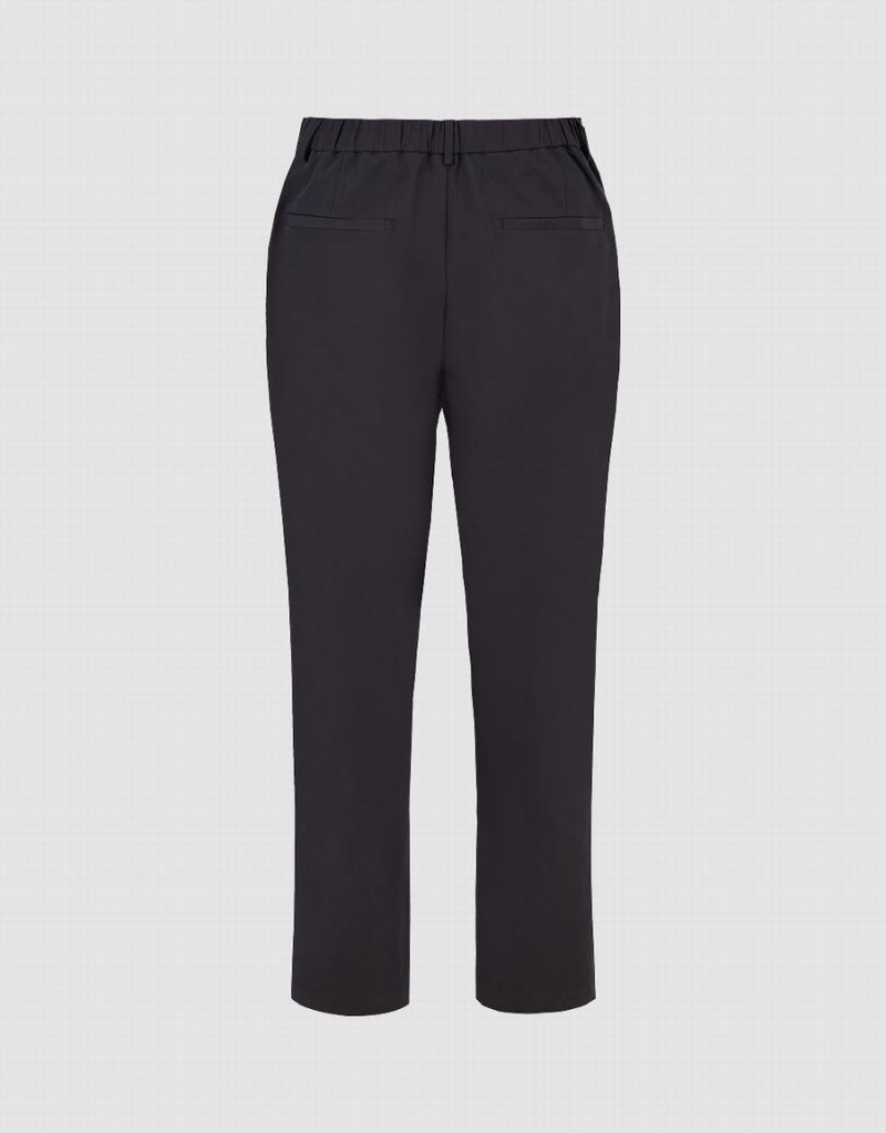 Pantalon Urban Revivo Oversized Droit Homme Grise Foncé | HCE642JU