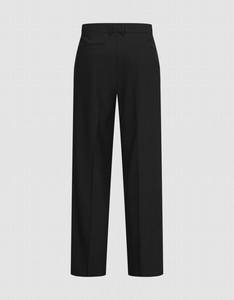 Pantalon Urban Revivo Tailored Carrot Fit Homme Noir | NEQ5535QO