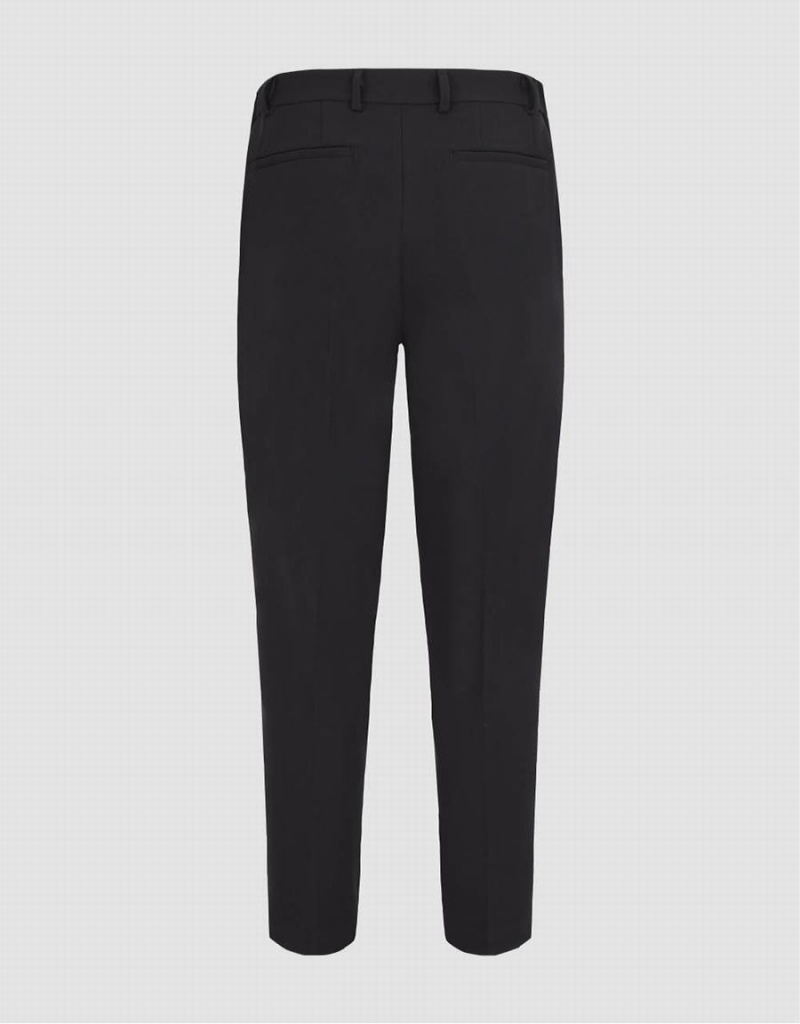 Pantalon Urban Revivo Tricoté Carrot Fit Homme Noir | SBZ52IO
