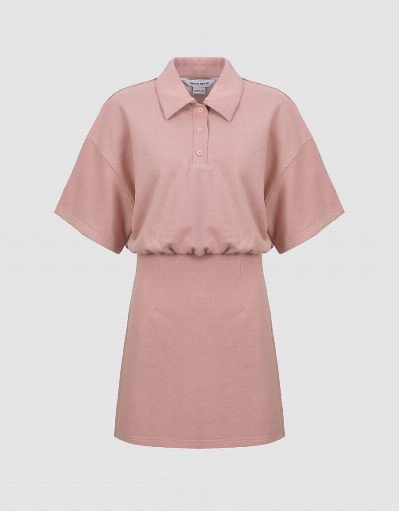 Peignoir Urban Revivo Dolman Sleeve Droit Femme Rose | SRH8490BT