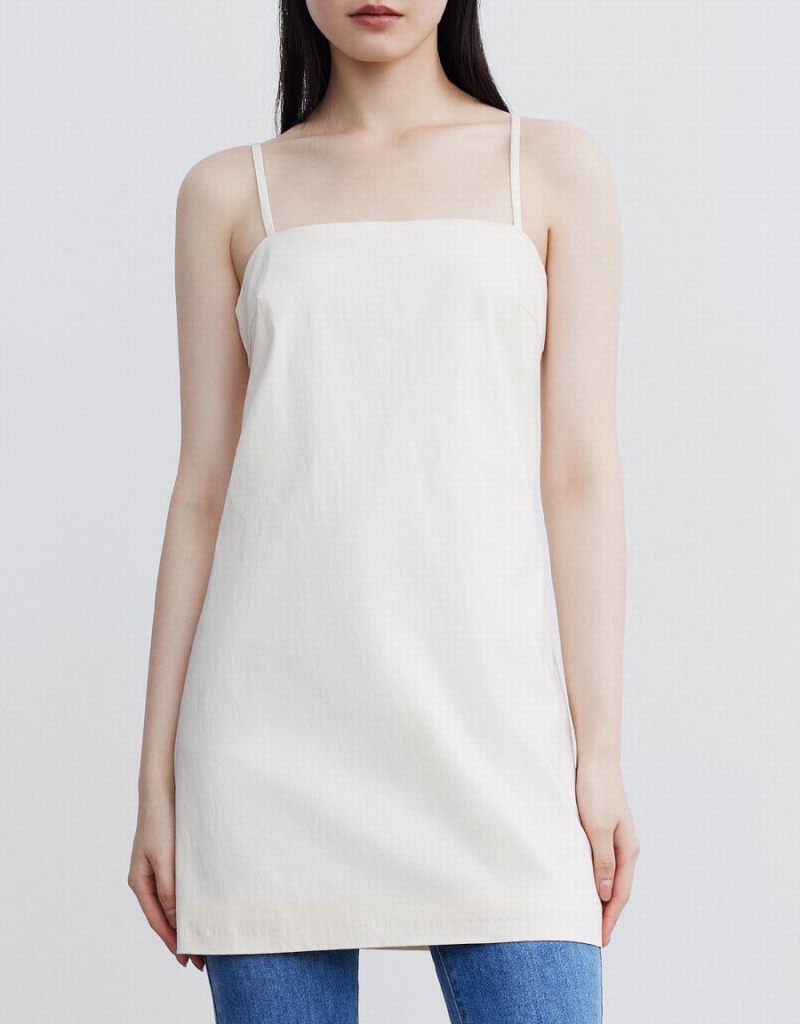 Peignoir Urban Revivo Plain Cami Femme Blanche | LGT2140ZQ