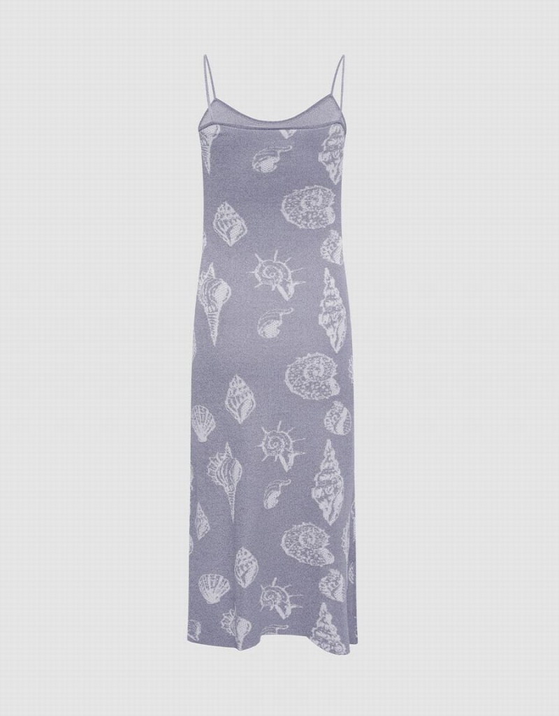 Peignoir Urban Revivo Seashell Tricoté Cami Femme Grise | LVU95100VM