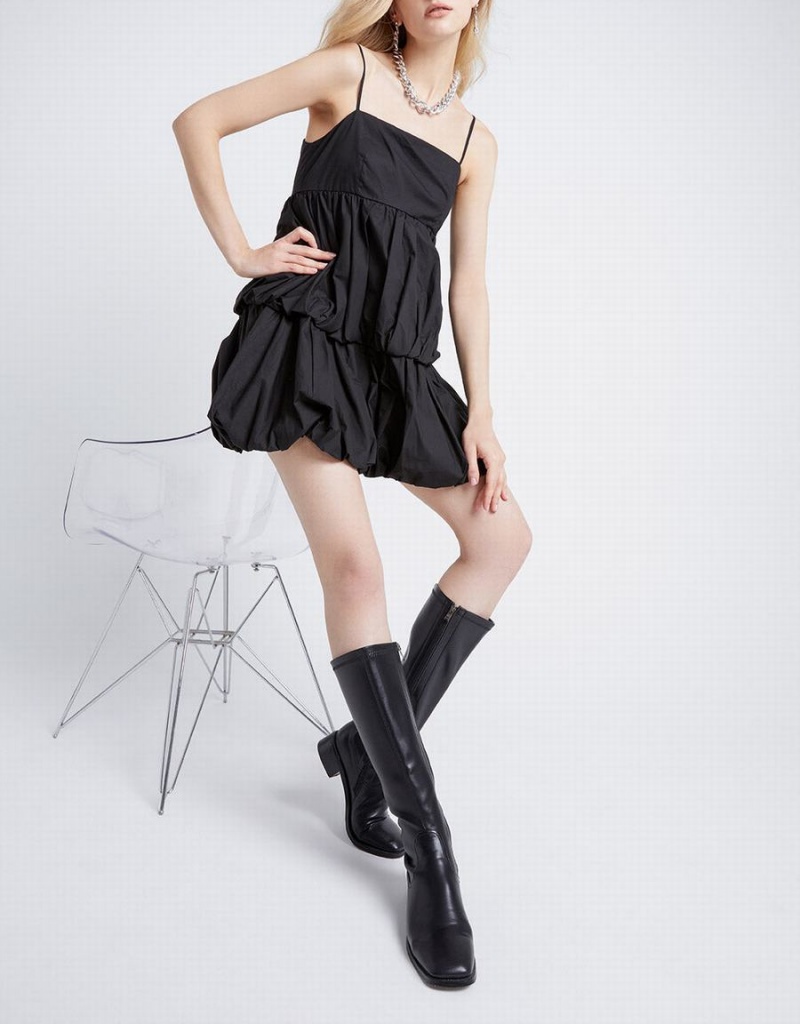 Peignoir Urban Revivo Voluminous Cami Femme Noir | XHR4212OT