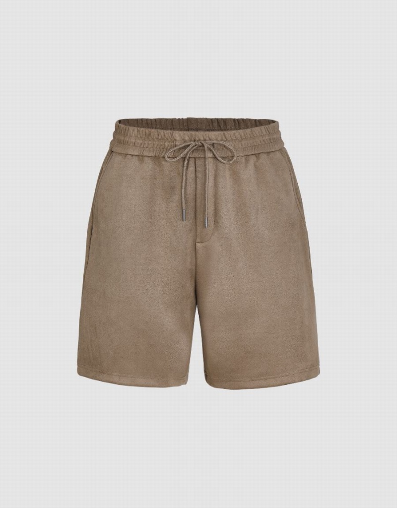 Short Urban Revivo Loose Homme Kaki | KSJ7276LH