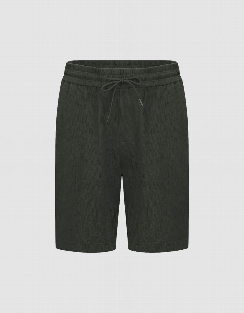 Short Urban Revivo Loose Homme Vert | FME7678RE
