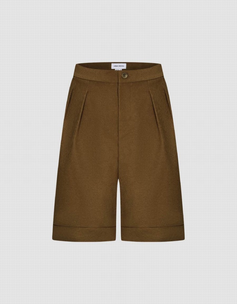 Short Urban Revivo Tailored Femme Marron | YBM322YX