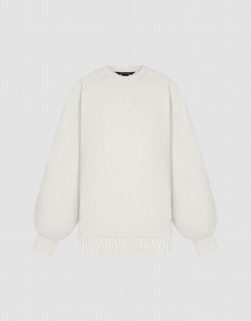 Sweats Urban Revivo Crew Neck Loose Femme Kaki | RPO2119VT
