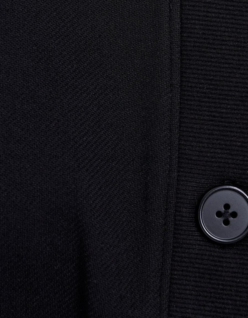 Vestes Urban Revivo Plain Button Front Femme Noir | BMW2296KP